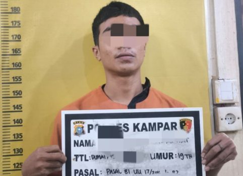Polres Kampar Tangkap Pelaku Pencabulan di Warung, Korban Hamil 7 Bulan